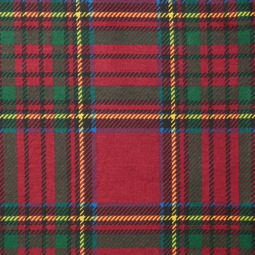 Hallmark King Flannel Plaid Comforter Set Red