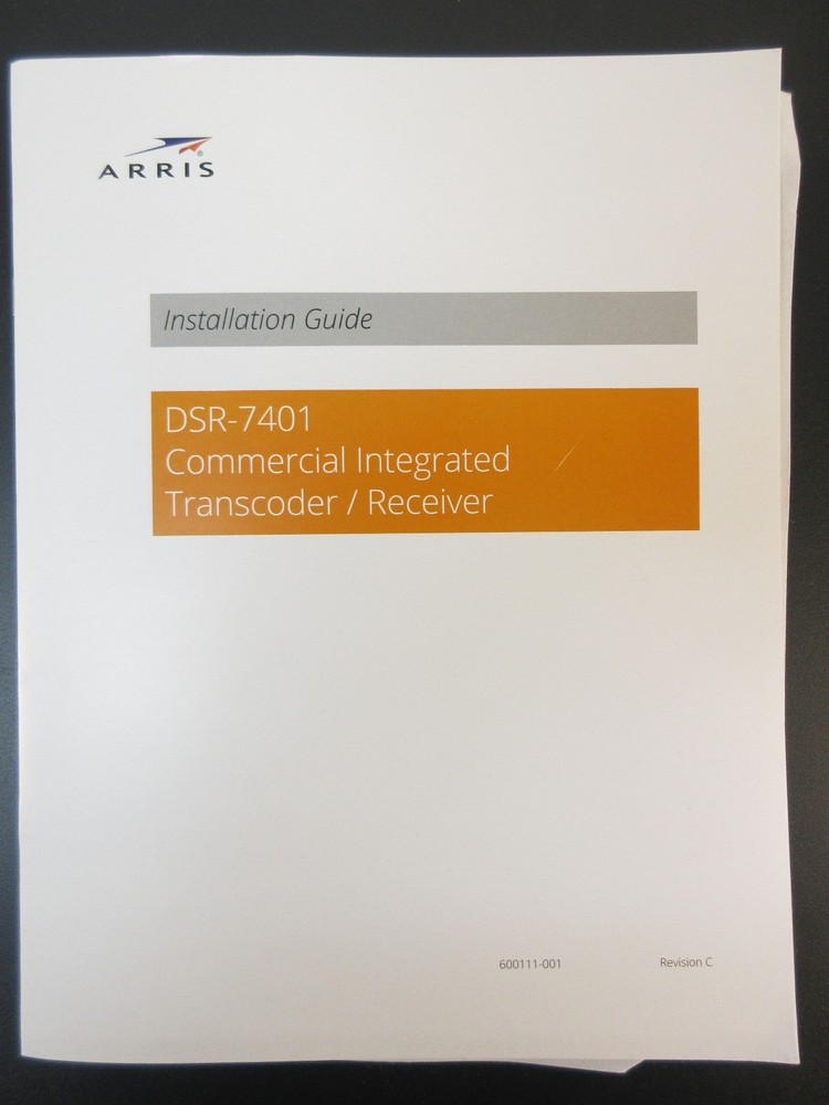 ARRIS DSR-7401 Commercial Integrated Satellite Receiver High Density Transcoder