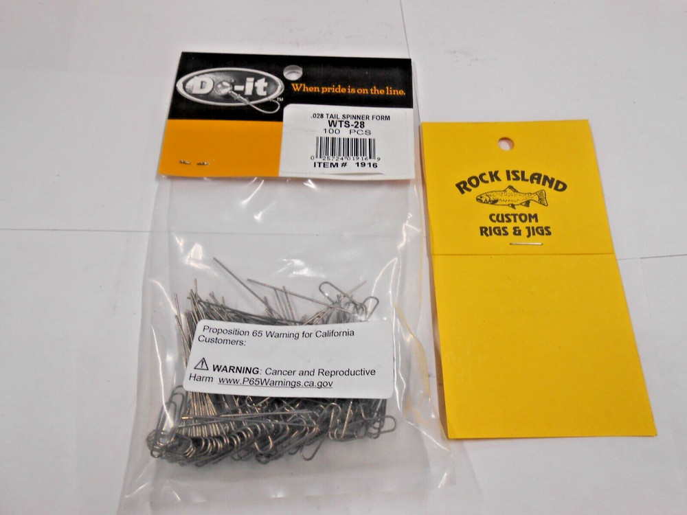 DO-IT # 1916 Tail Spinner Wire Forms 100 ct