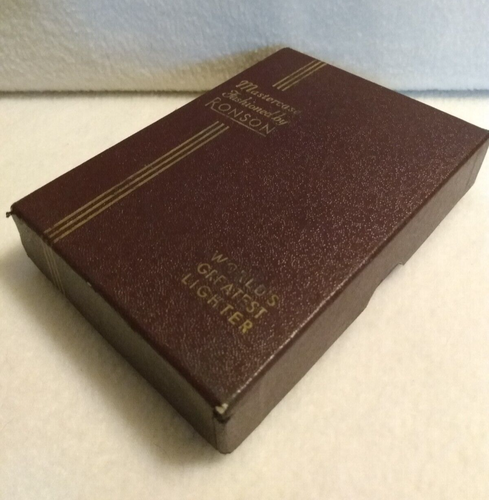 Vintage Ronson Lighter/Cigarette Case With Original Box *AWESOME!*