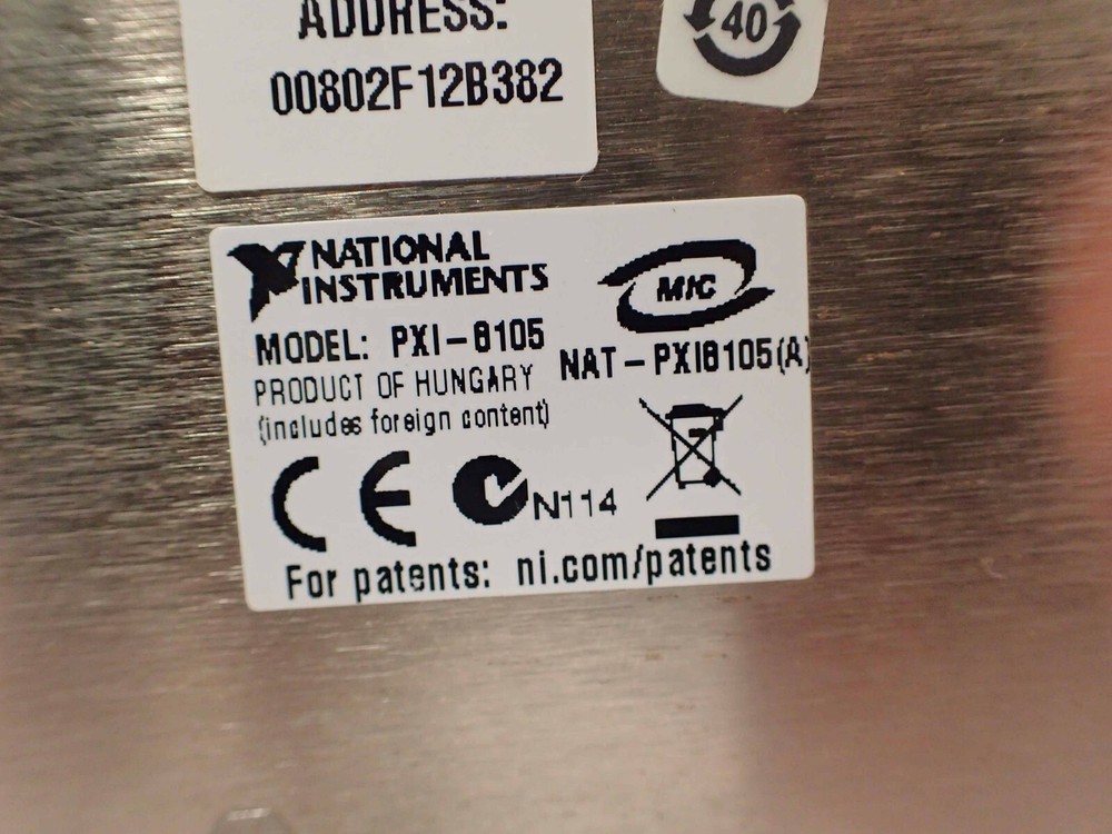 NATIONAL INSTRUMENTS NI PXI-8105 EMBEDDED CONTROLLER MODULE