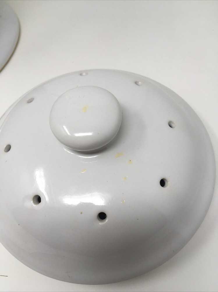 Norpro Ceramic Compost Crock & Lid - White 4 Qt. Earthenware Bin