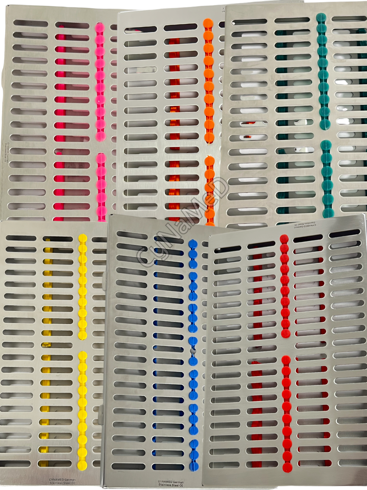 GERMAN DENTAL AUTOCLAVE STERILIZATION CASSETTE RACK BOX TRAY FOR 20 INSTRUMENTS