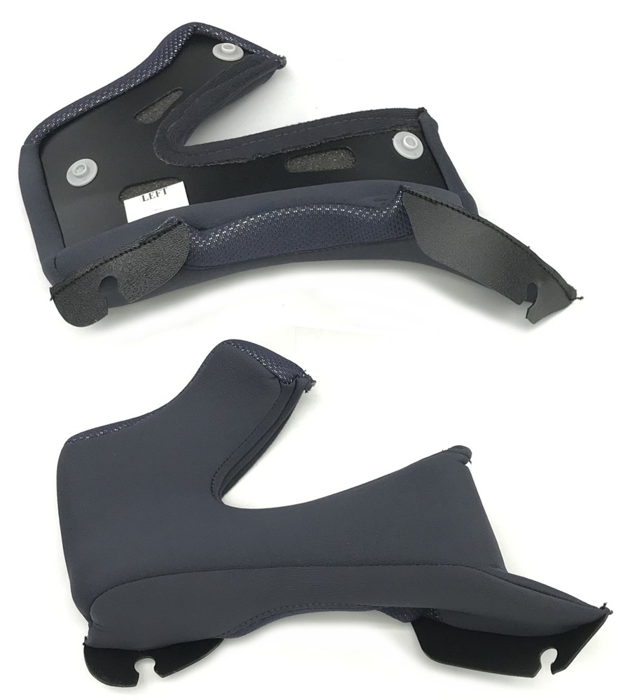 Suomy Tourer Helmet Replacement Cheek Pads Black