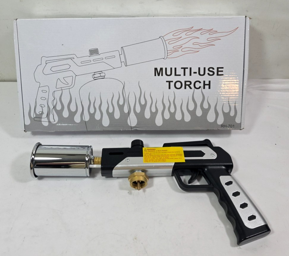 Propane Culinary Heat Torch with Adjustable Flames
