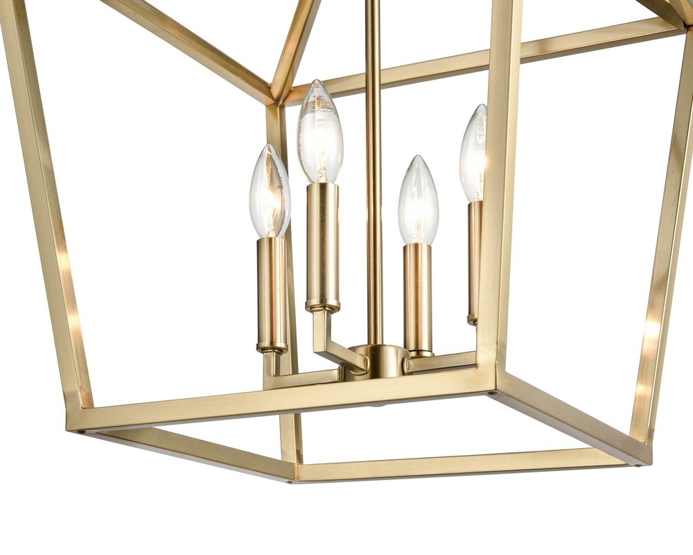 Millennium 16" Open Frame - Gold, Champ, Gld Leaf 4-Light