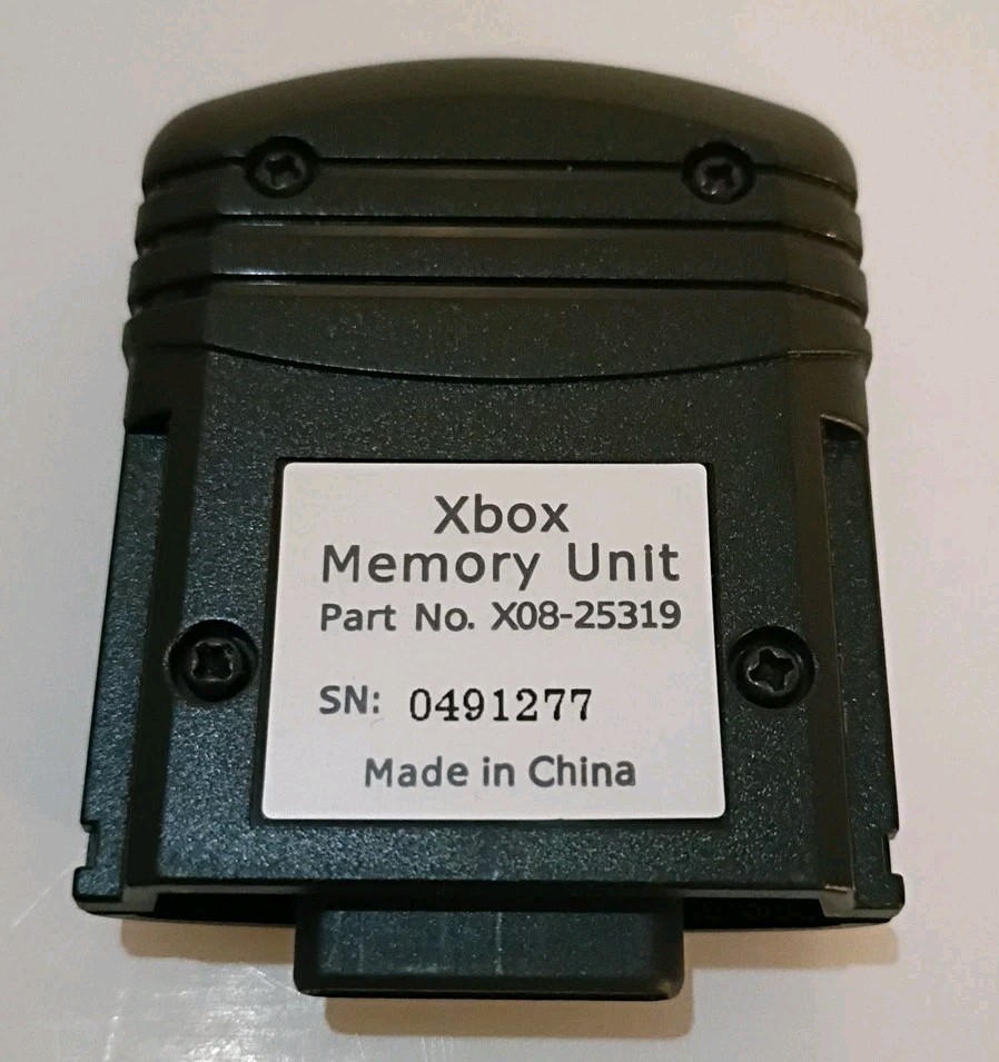 Original XBOX 8MB Memory Card Unit X08-25319 OEM Cleaned & Tested Made In China