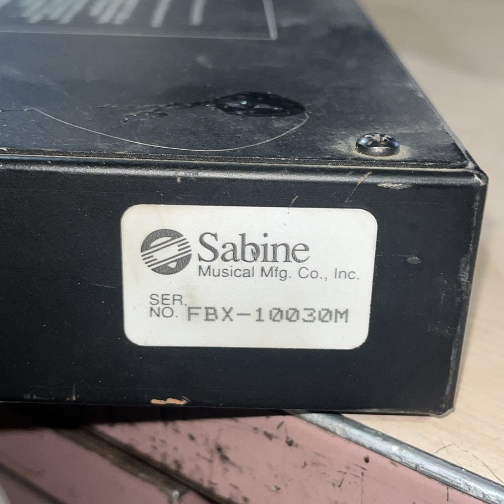 SABINE R10 FBX FEEDBACK EXTERMINATOR