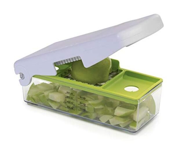 by Progressive Fruit and Vegetable Chopper,White