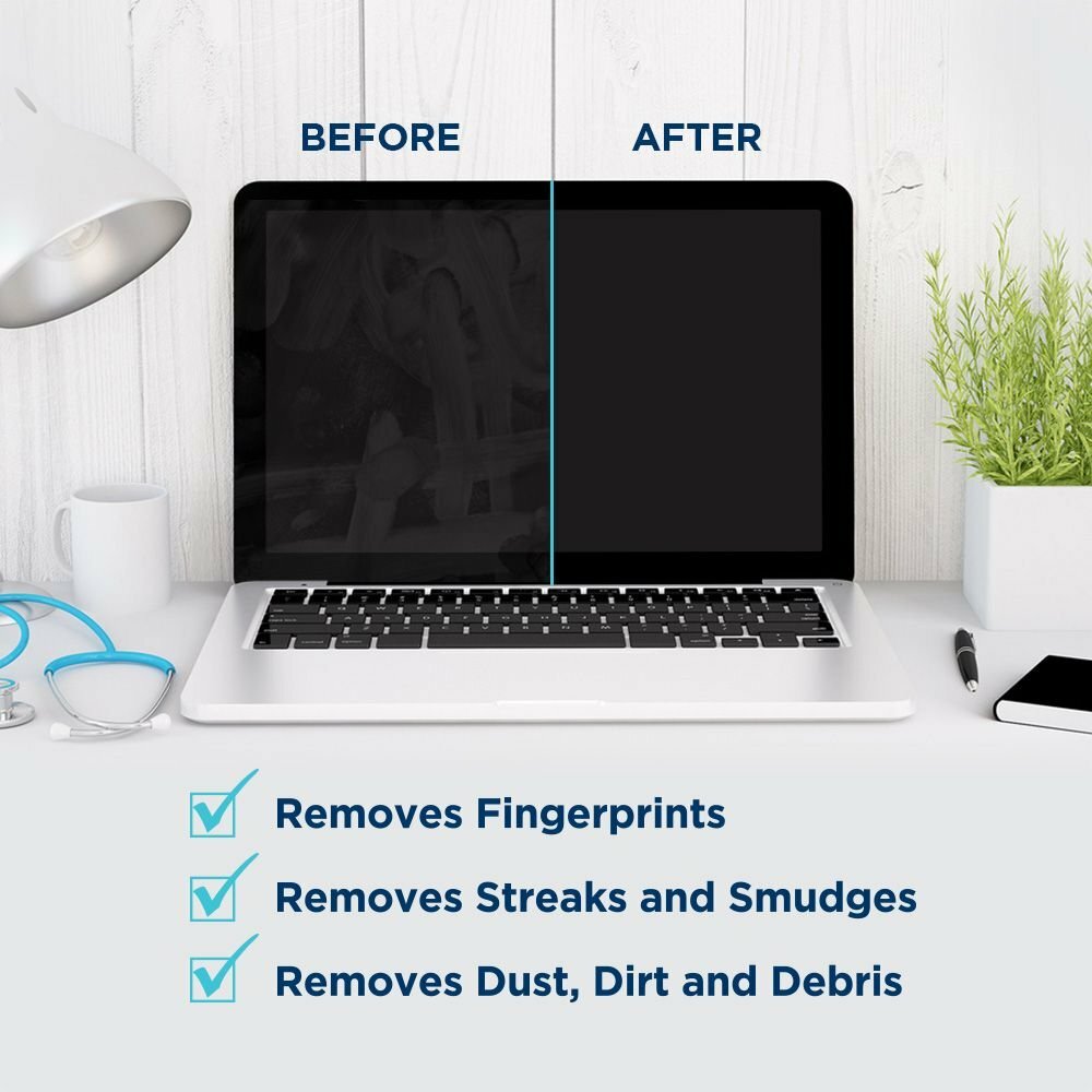 Tech Armor Purify Go Cleaning Wipes (100 Count)