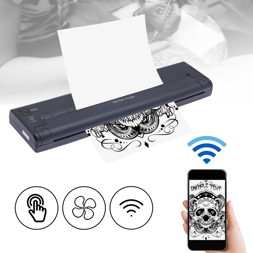 Tattoo Thermal Stencil Paper Printer Copier Printer Machine TattooTransfer USB