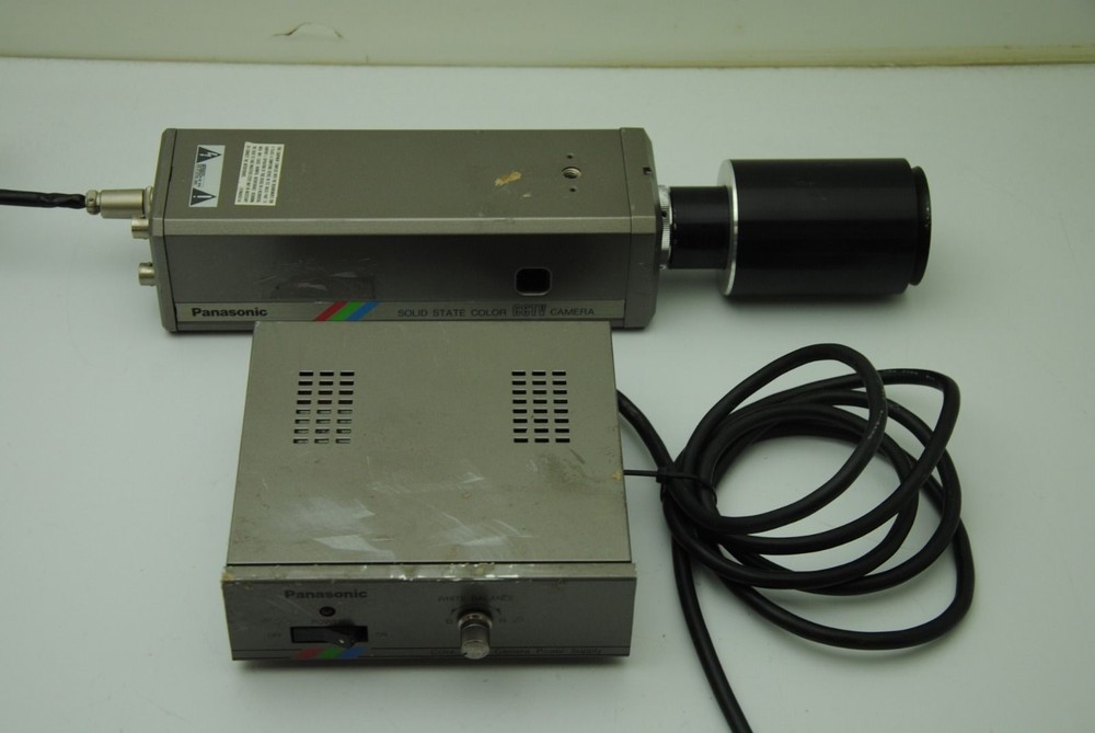 Panasonic WV-CD121 Camera & Power Supply WV-CD122, 120V
