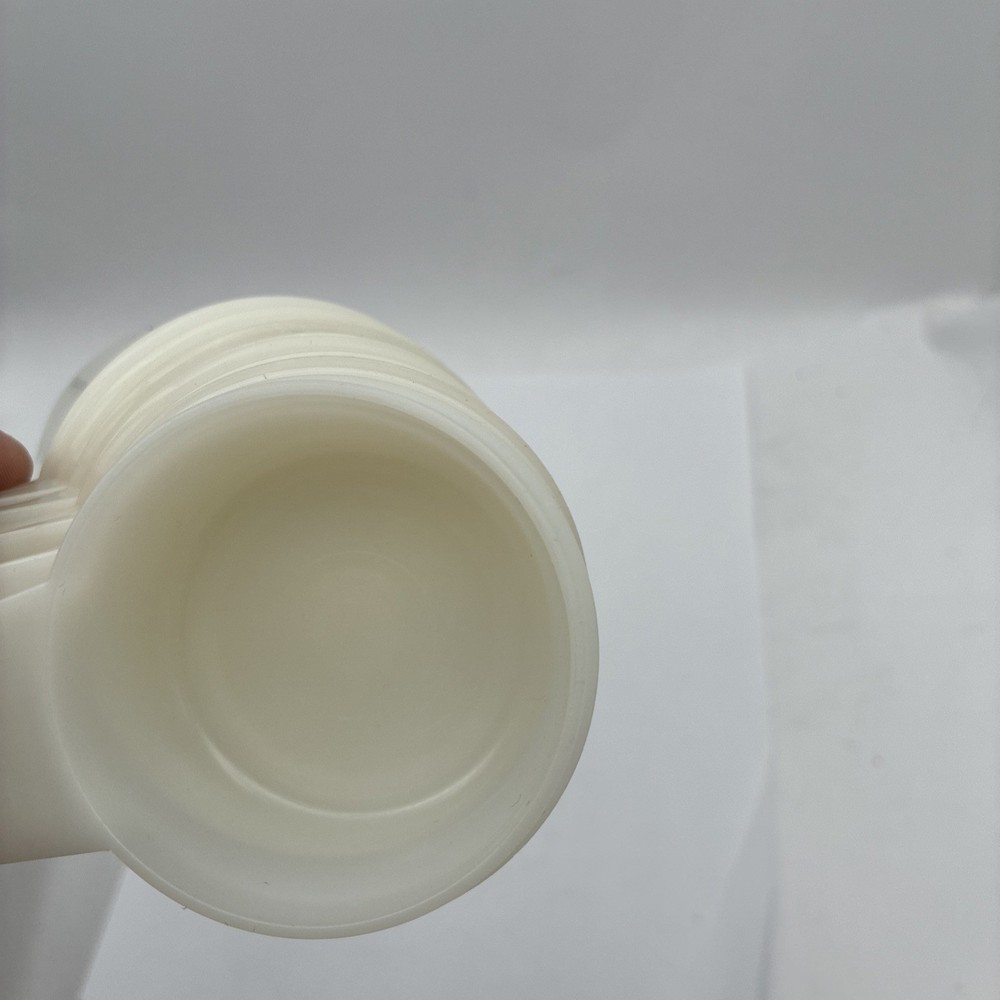6 Vintage Tupperware Measuring Cups Sheer White Stacking Nesting Great Condition