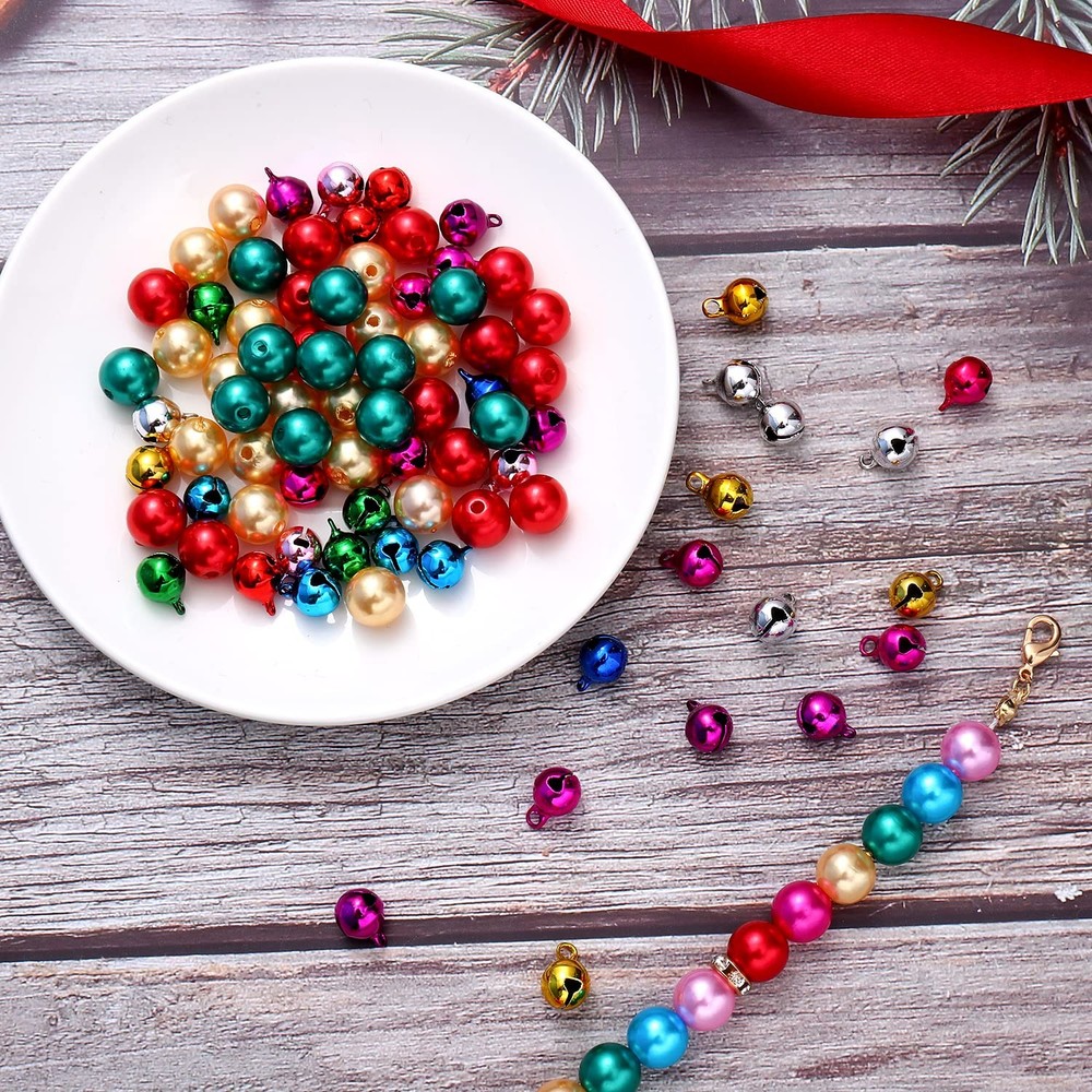 700PCS Christmas Beads Charms for Small, Assorted +