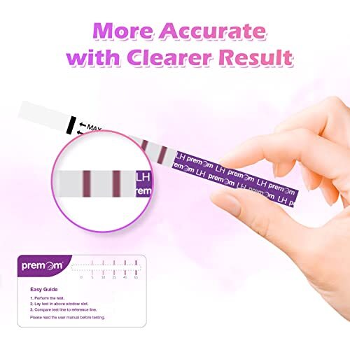 Premom Quantitative Ovulation Predictor Kit:40 Ovulation Tests + 10 Pregnancy Te