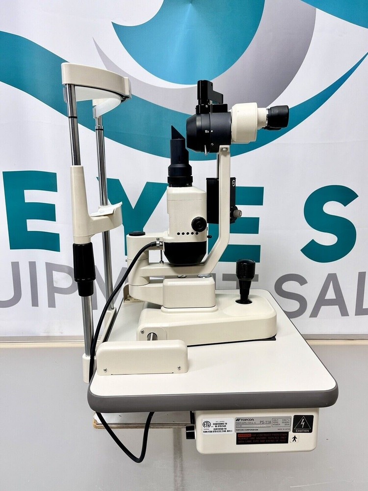 Topcon SL-1E Slit Lamp With Optilasa Tonometer