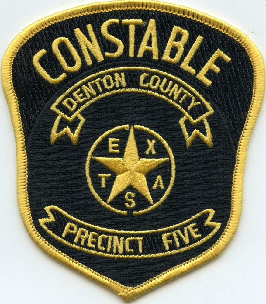 DENTON COUNTY TEXAS TX Precinct 5 CONSTABLE sheriff police PATCH