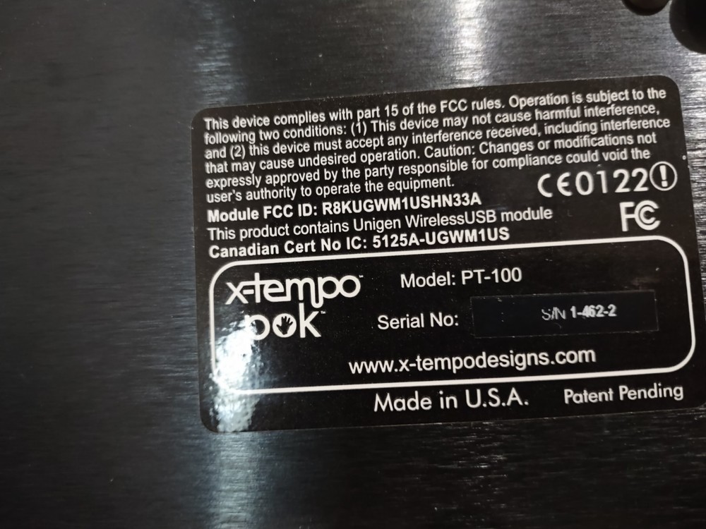 Xtempo pok PT-100 Wireless Controller for Digital Audio Workstations