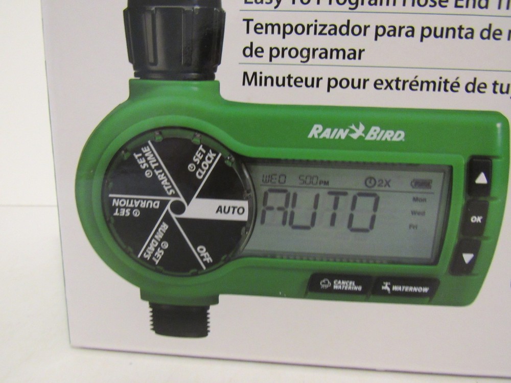 Rain Bird Easy-to-Program Hose End Sprinkler Timer Digital Automatic Watering