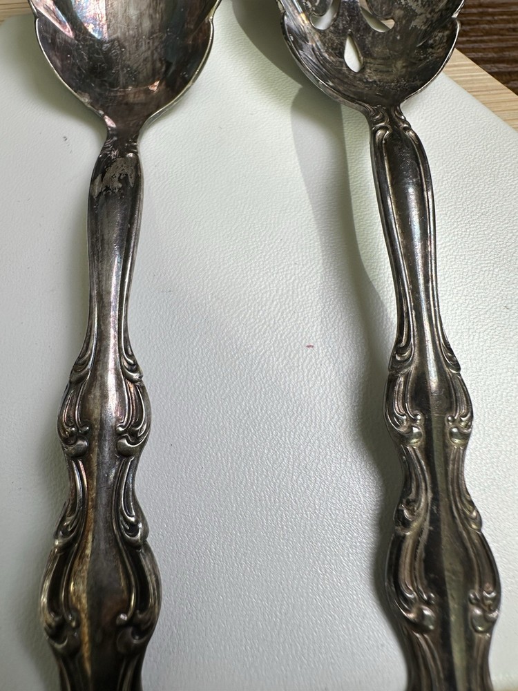 International Silverplate "Interlude" Pattern Sugar Spoons (1 is Slotted)