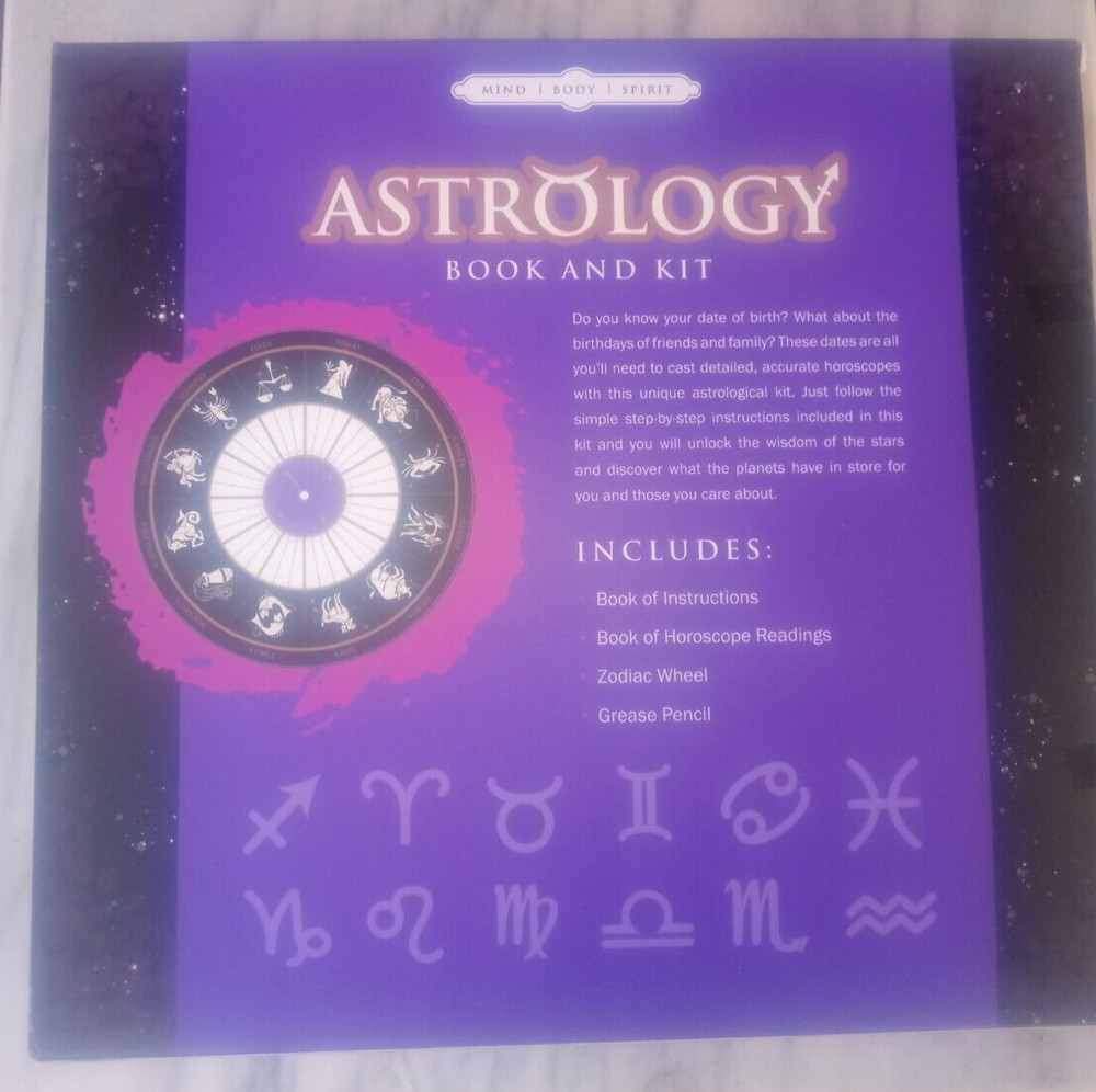 NEW SEALED ASTROLOGY BOOK & KIT Mud Puddle Games