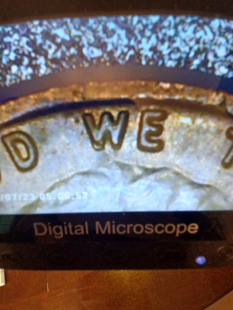 1982D PENNY ERRORS 3.1 GRAMS BIG BOLD LETTERS FRONT AND REVERSE