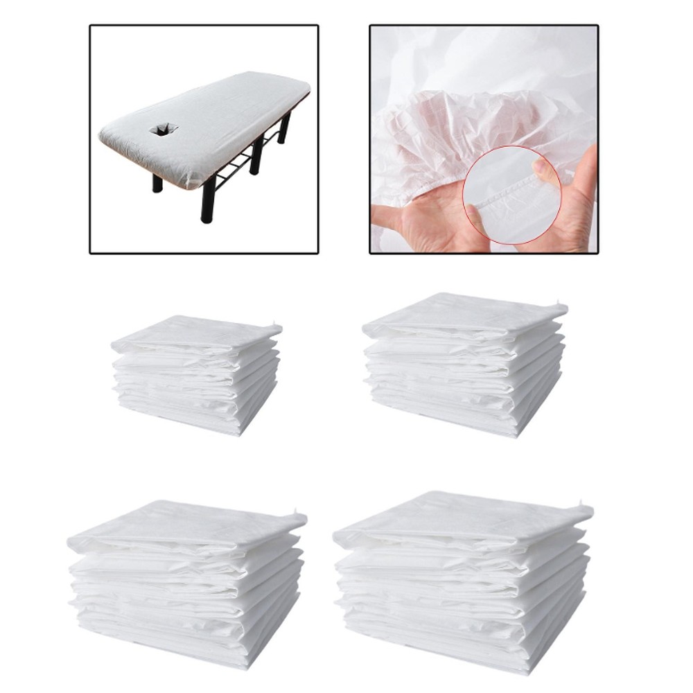 10x Fitted Massage Table Sheets SPA Bed Covers Salon Couch Sheet Protect Cover