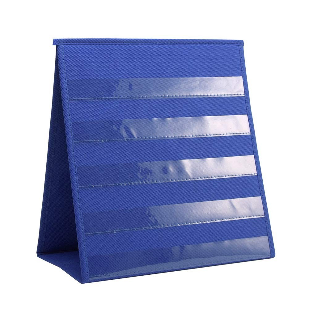 Desktop Tabletop Pocket Chart Double-Sided Self-Standing for Classroom