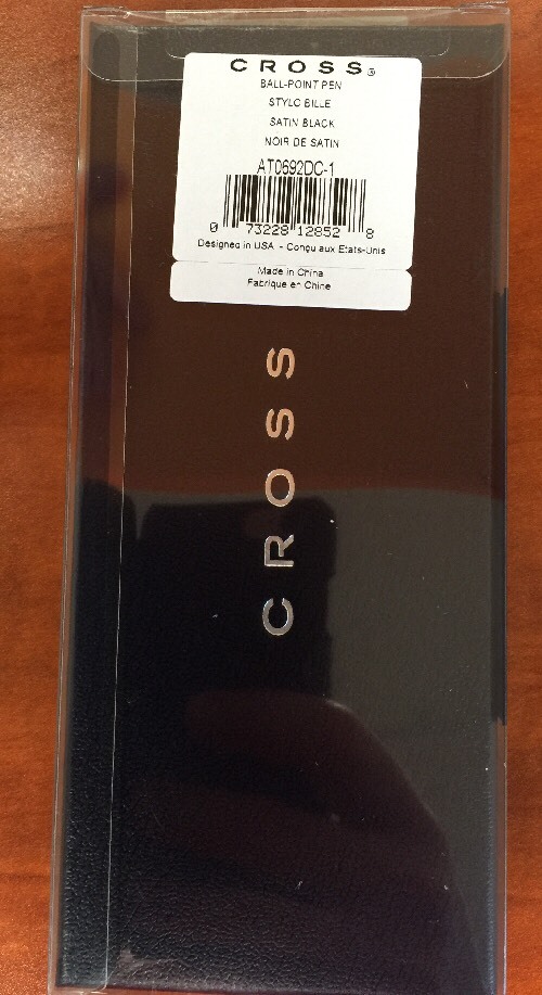 Cross Easy Writer Satin Black Ballpoint Pen 100% Genuine