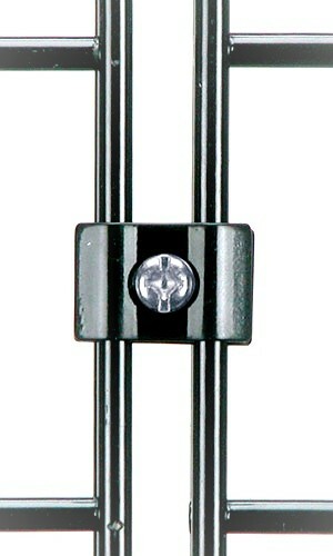 Gridwall Joining Connectors - Grid Panel Joiner Clips - Black - 20 Pieces