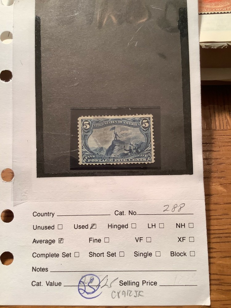 US Scott #288 used^