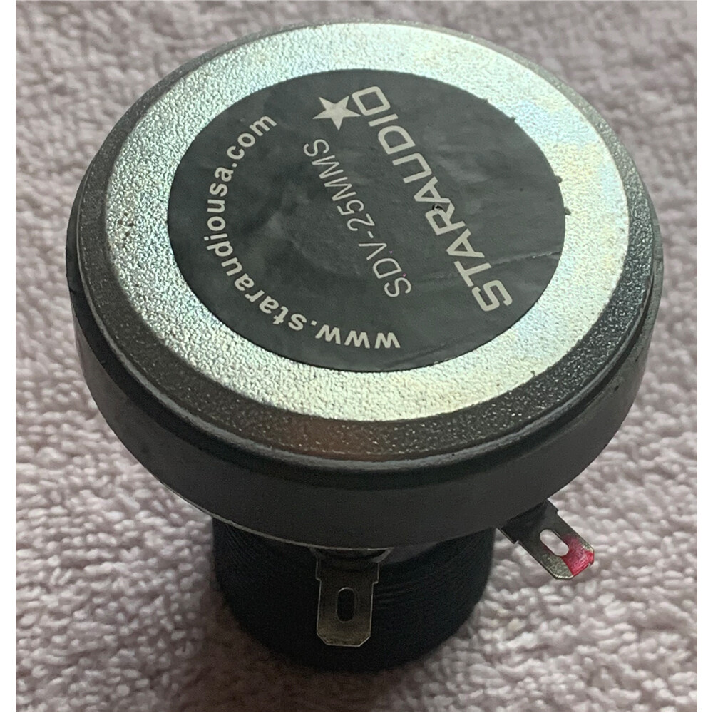 Driver Horn Tweeter Titanium Compression Screw-on 25mm for Replacement Speakers