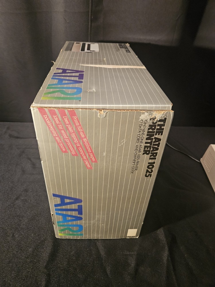Atari 1025 Printer and Box - Tested Powers On READ