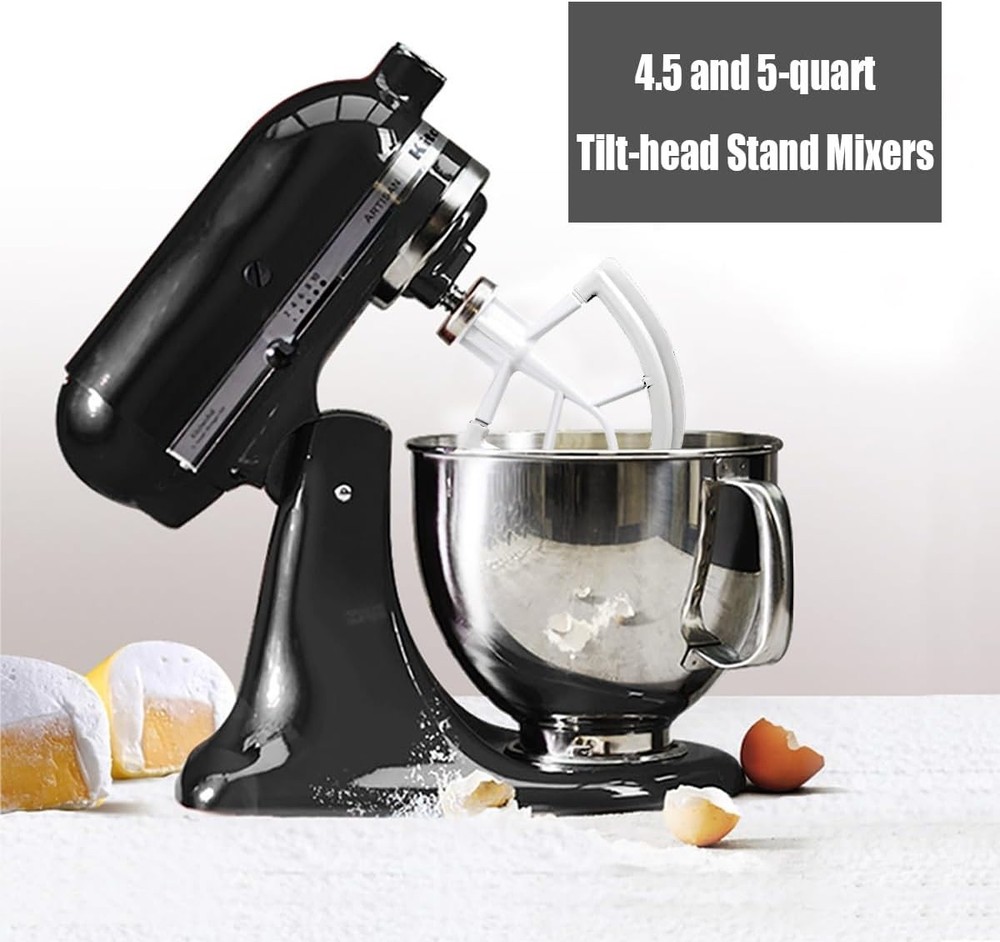 Durable Flex Edge Mixer Beater for 4.5-5 Quart KitchenAid - Ultimate Baking Tool