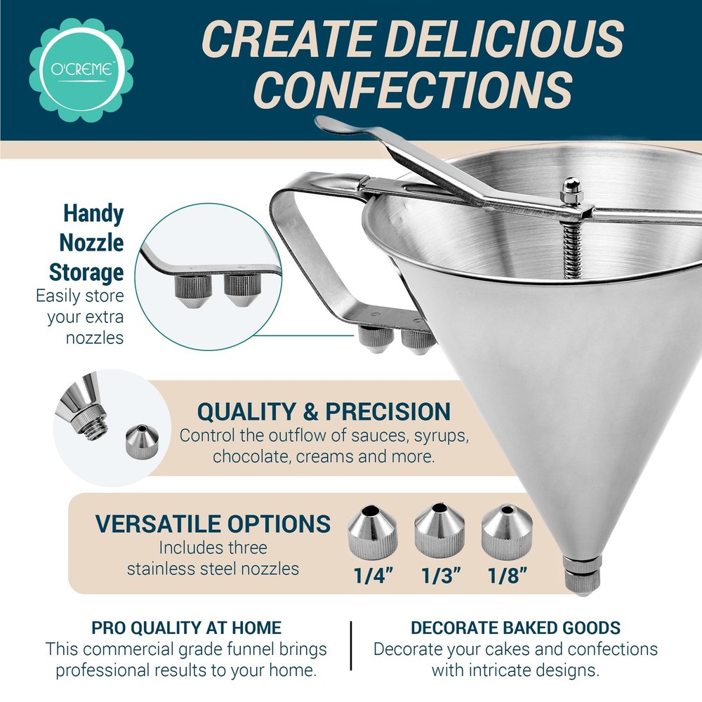 Ss Confectionery Dispenser Funnel