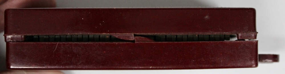 Original Vintage German Merascha Bakelite Pull Bar Razor Blade Sharpener