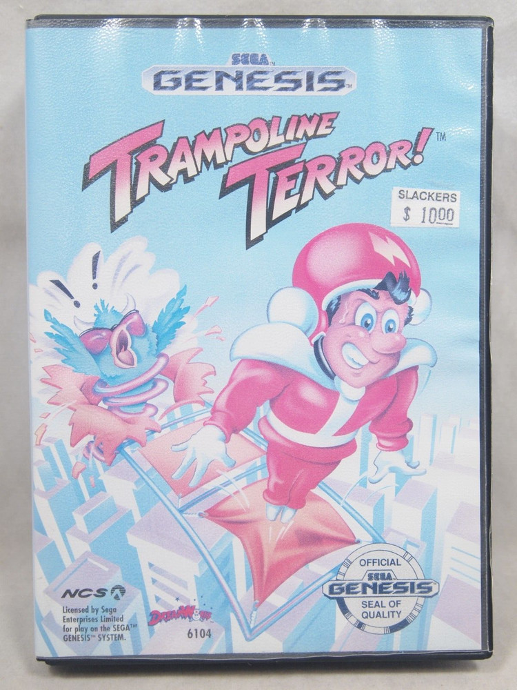 Trampoline Terror Case (SEGA Genesis) Authentic BOX ONLY