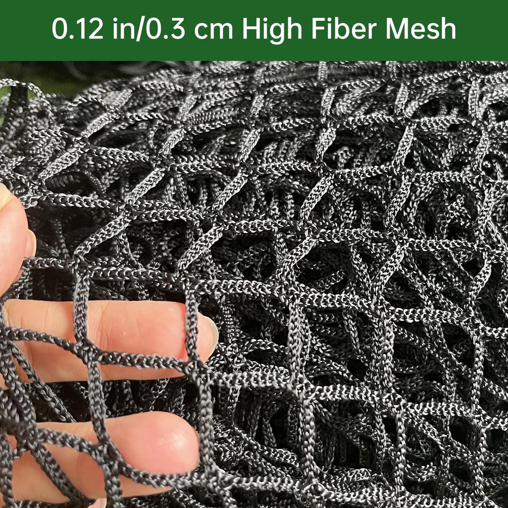 10X10X10FT Golf Driving Cage Practice Net 2 Layer For Swing Hitting Kit