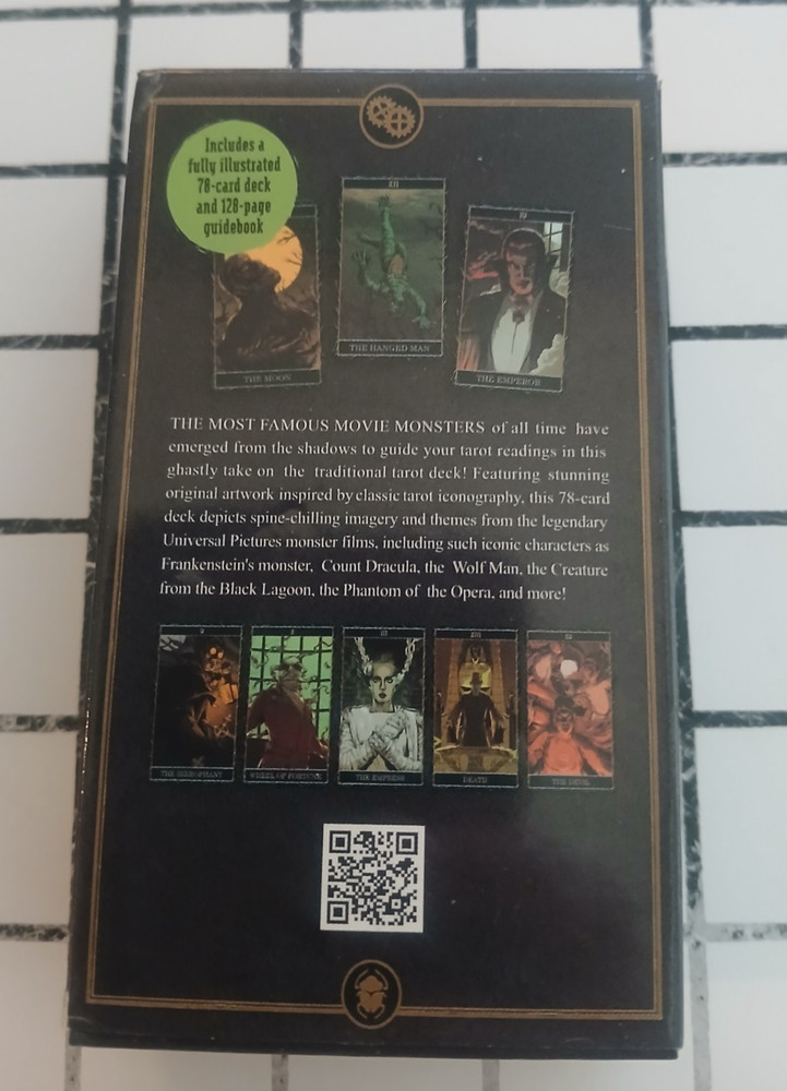 Universal Monsters Tarot Deck - 78 Cards - No Instruction Booklet