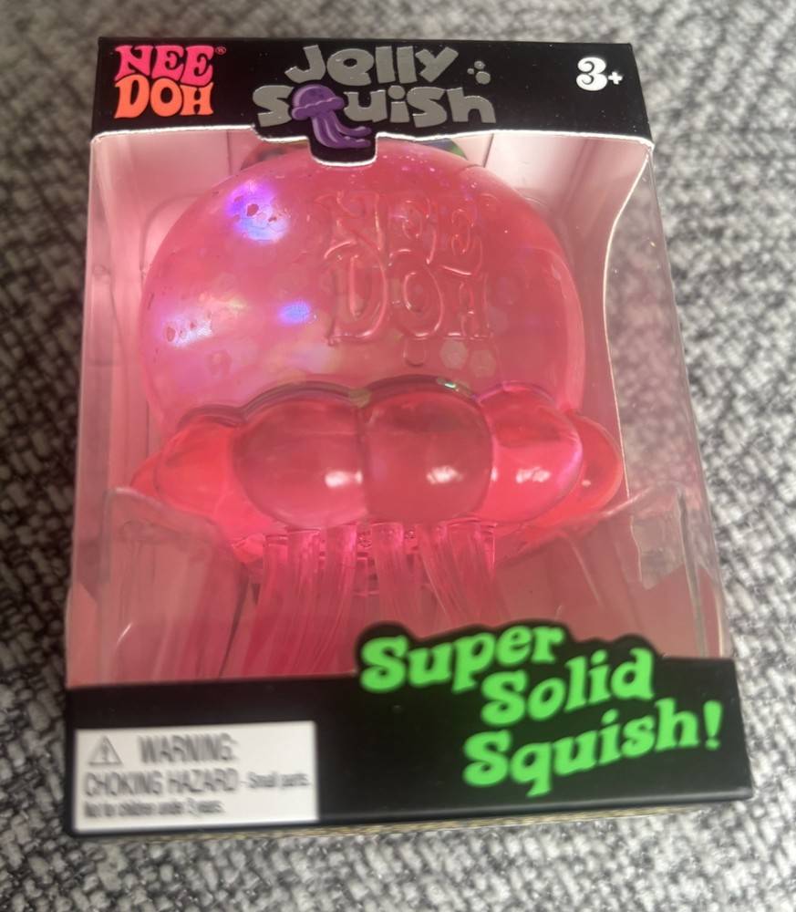 Genuine NeeDoh Jellyfish Squish - Pink