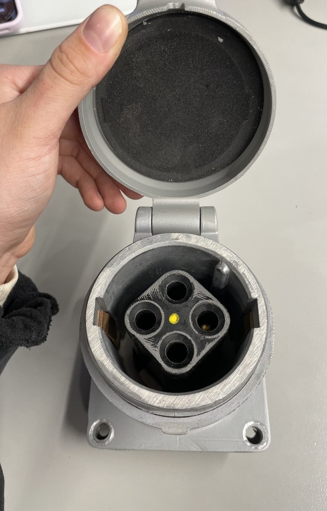 Appleton Pin & Sleeve Receptacle, 60 Amp, 4-Pole, 3-Wire