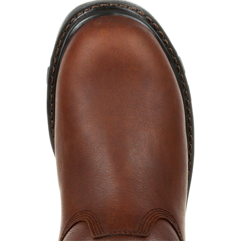 Rocky Rams Horn Waterproof Composite Toe Pull-On Work Boot