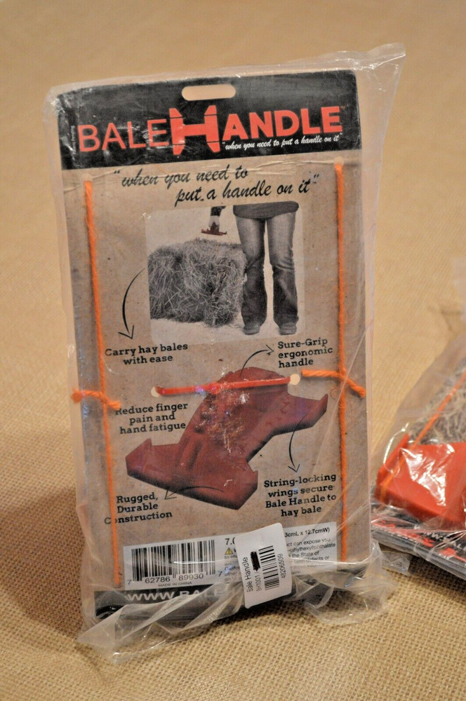 SQUARE HAY BALE HANDLE RED ITEM #649