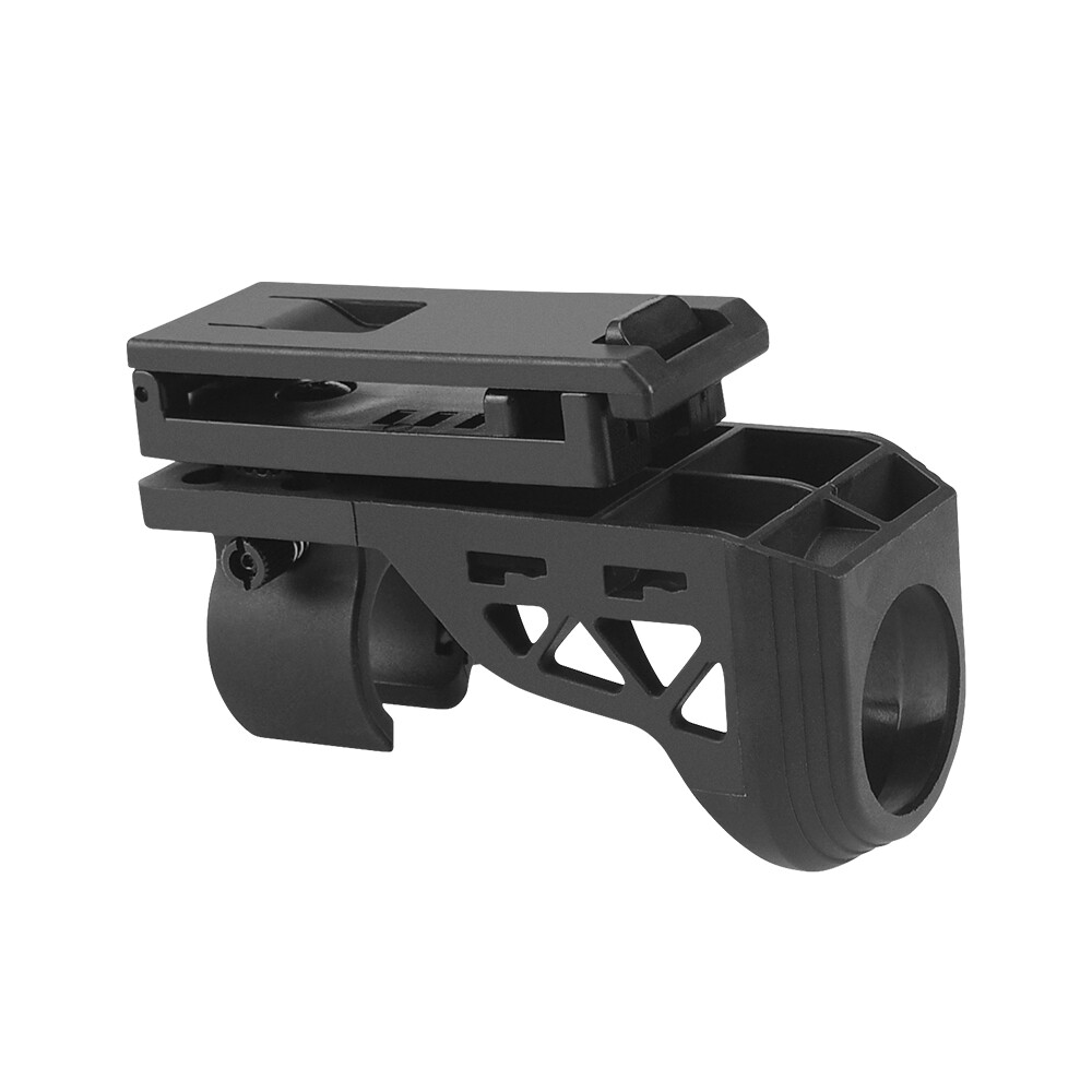 Tactical 360 Rotating Flashlight Fast Holster Lever Side Lock System Quick Case