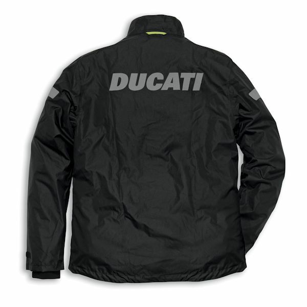 Ducati Revit Strada Rain Jacket Black New