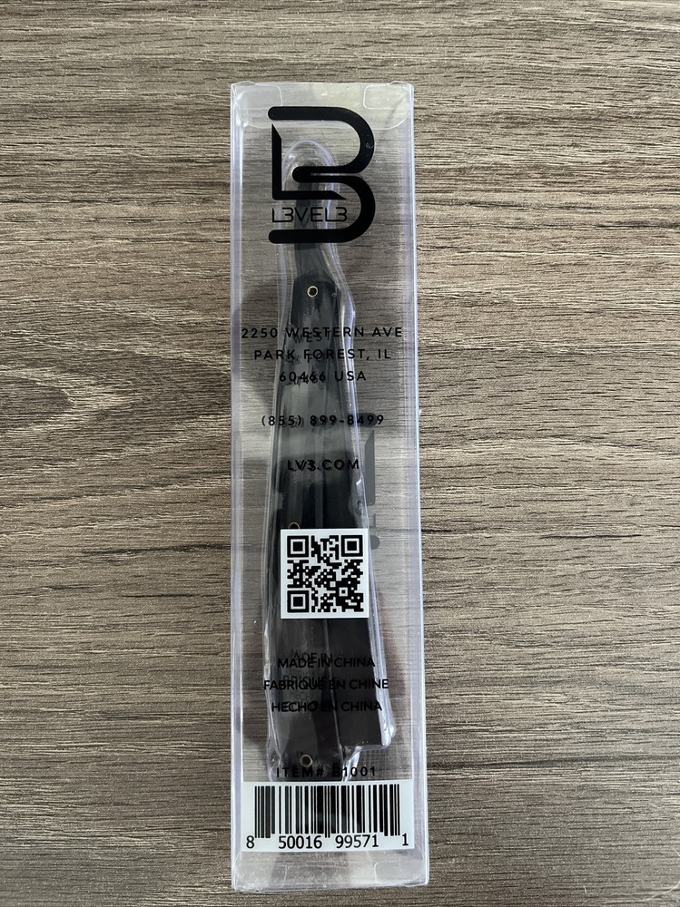 LEVEL 3 straight edge razor BLACK OR RED!