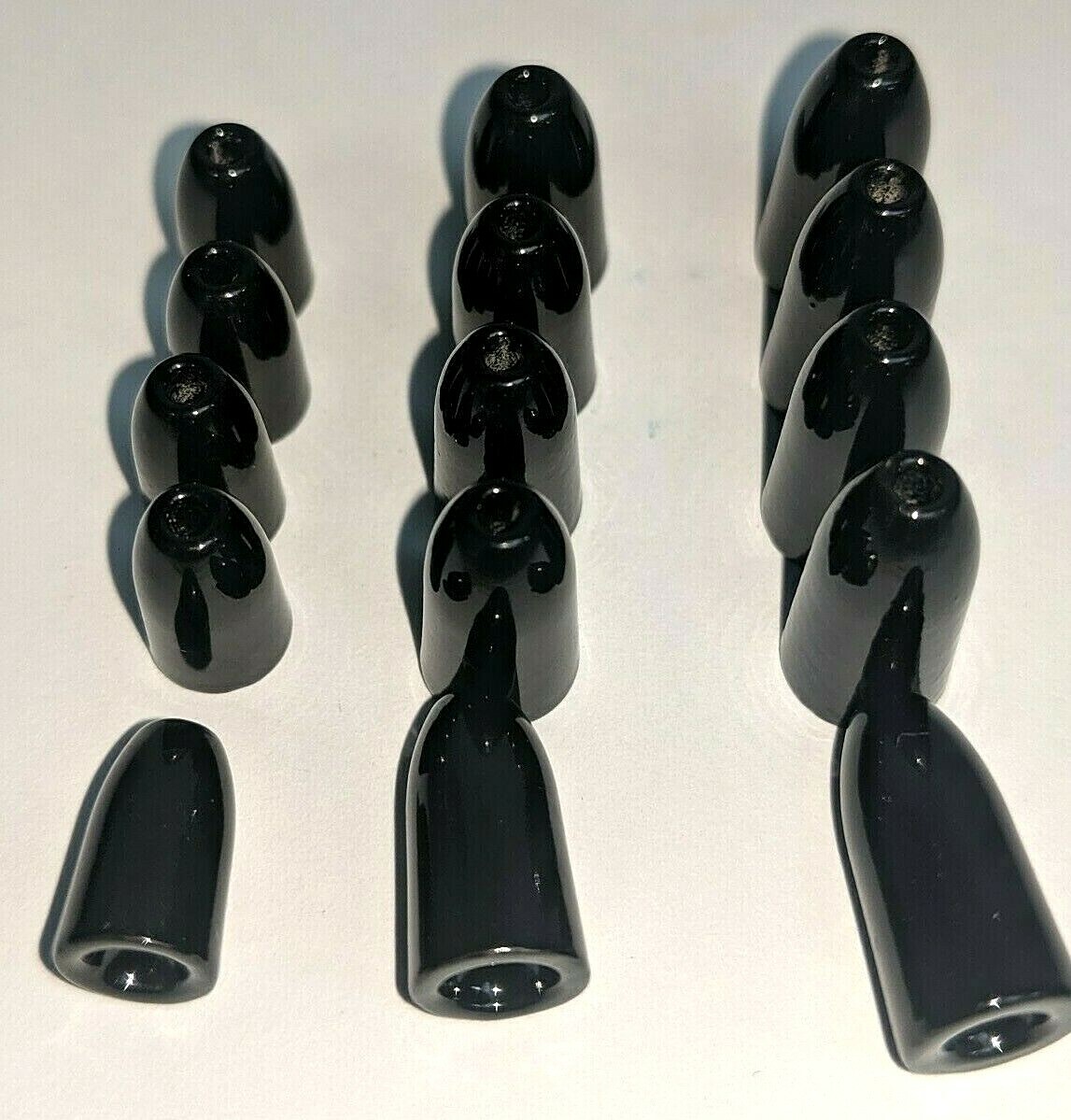 Dr Scotts Tungsten Bullet Worm Fishing Weights Hard Finish 10 Pack FAST SHIP