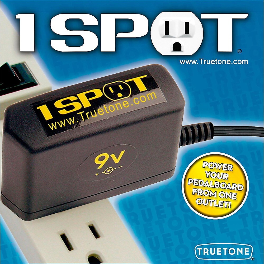 Truetone 1 SPOT Space-Saving 9V DC Adapter