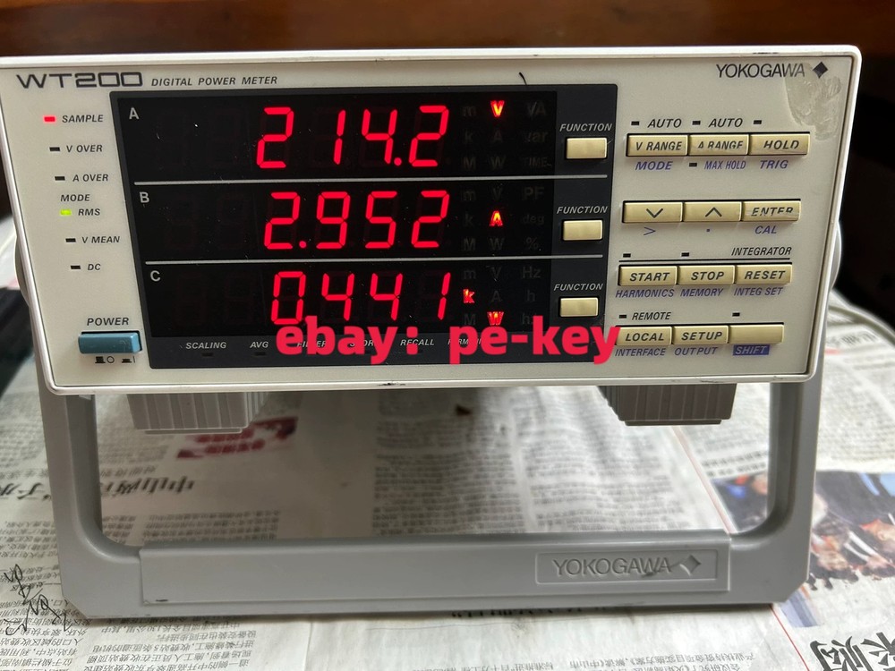 Yokogawa WT200 Power Analyzer#pe