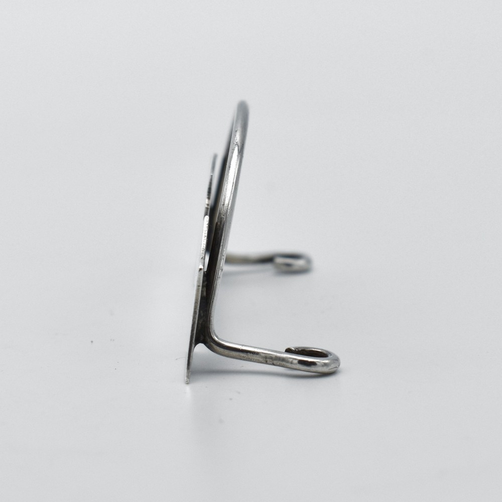 Antique Solid Silver Menu Place Holder 1897 Victorian